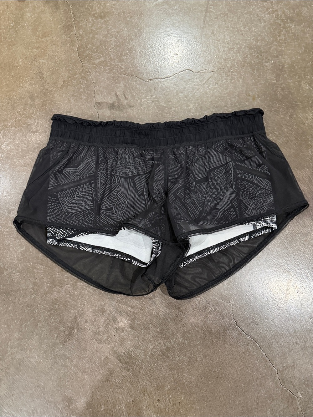Lululemon Women’s Black Mesh Athletic Shorts